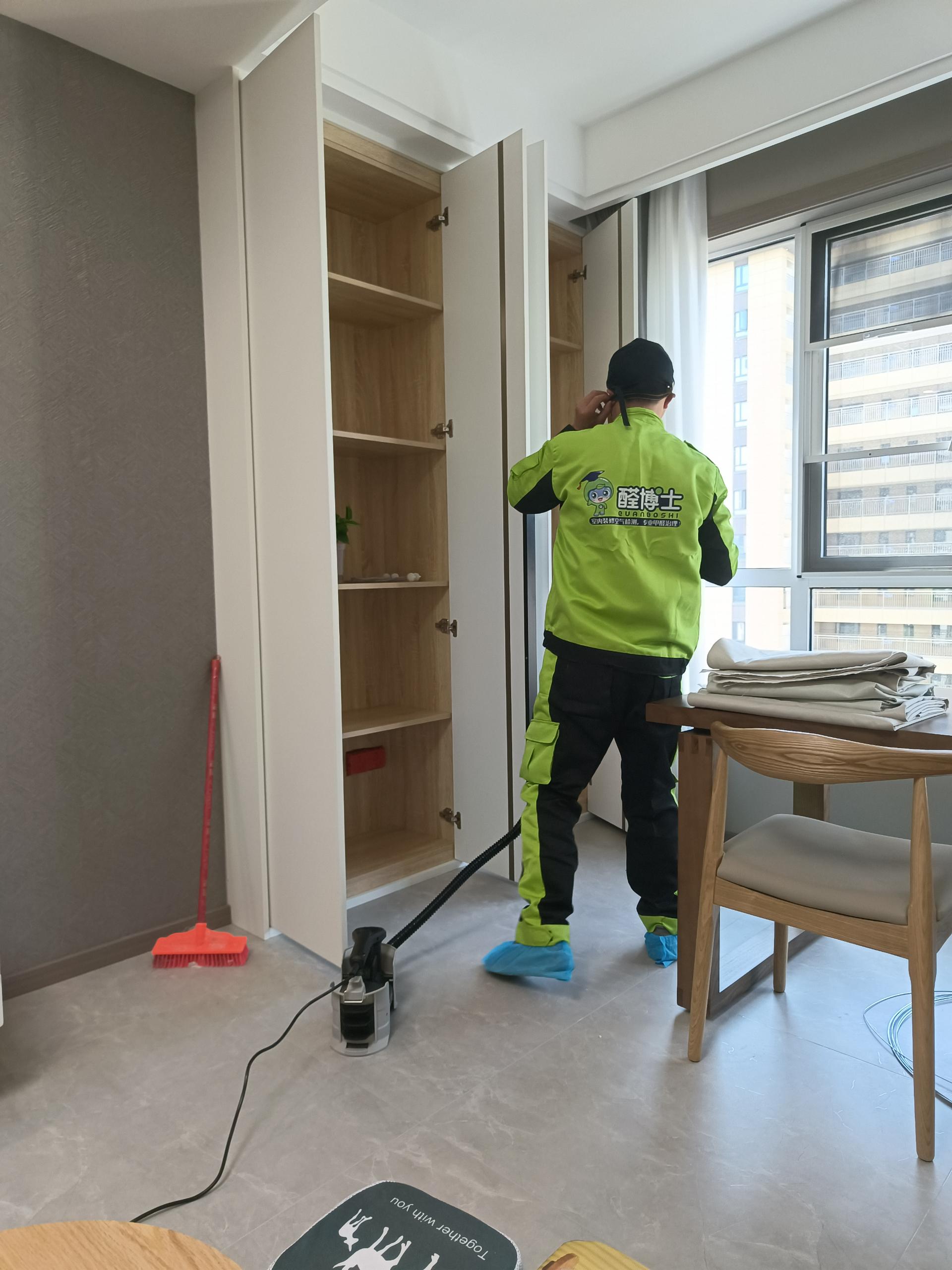 山西十堰市百强世纪城小区除甲醛案例